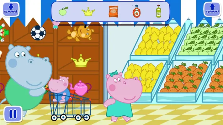 Supermarket Shopping Games for Kids android App screenshot 2