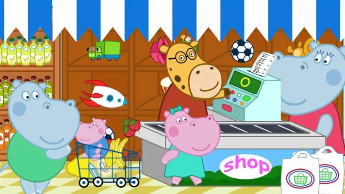 Supermarket Shopping Games for Kids android App screenshot 3